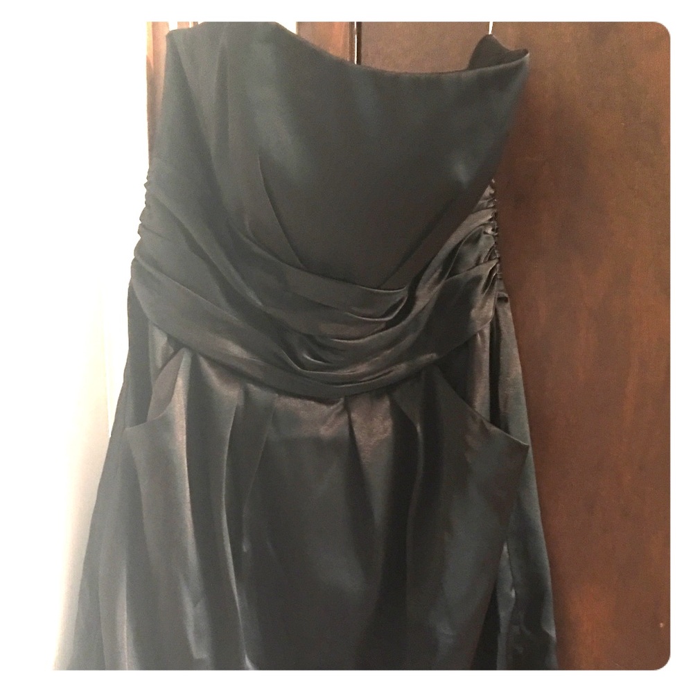 Short Black strapless dress
